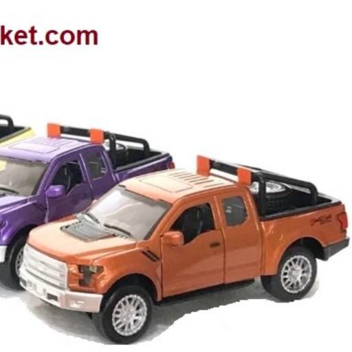 ماشین فلزی فورد رپتور f150 پیکاپ نسکافه چراغدار و موزیکال